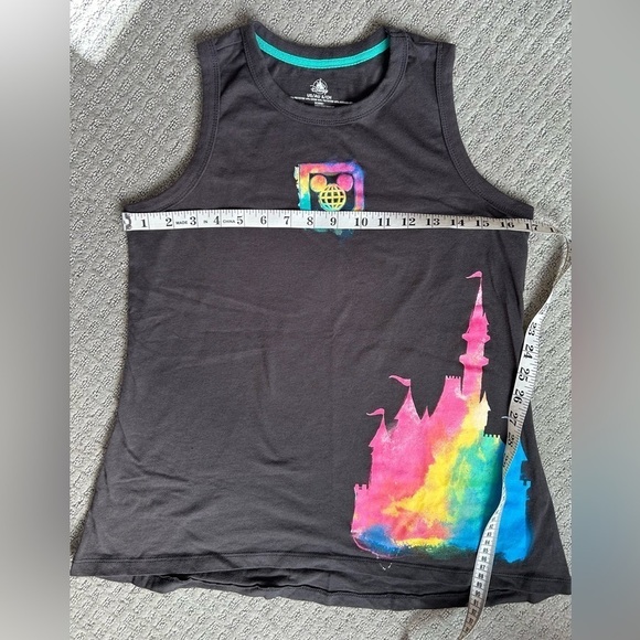 Disney  Castle Disneyworld Rainbow Tank Top. Size Small - Picture 3 of 5